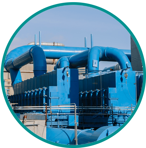 Robust air filtration system at lead battery recycling facilities for employee health and safety. Robust air filtration system at lead battery recycling facilities for employee health and safety.